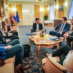 Stretnutie participantov behaviorálneho prieskumu s pánom predsedom vlády Slovenskej republiky